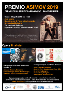 Poster Premio Asimov 2019