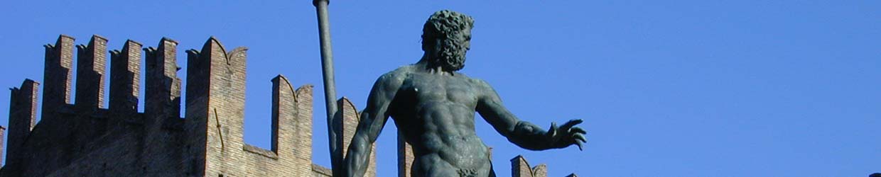 Particolare della statua del Nettuno