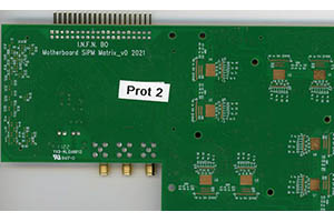 Motherboard per le matrici dei SiPM per DUNE