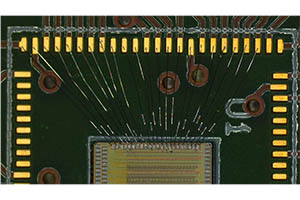 Prove di wire bonding su ASIC