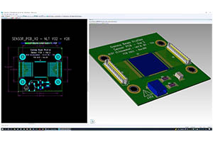 Revisione del layout e produzione della scheda elettronica per i sensori del rivelatore GBO per LUXE
