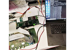 Test di un nuovo batch di schede POLAR_FPGA per EEE