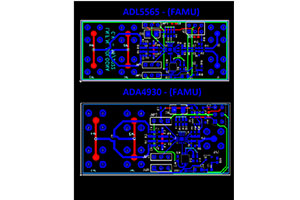 2 PCB 4 Layers per due circuiti analogici ottimizzati per l’acquisizione di segnale provenienti dal rilevatore a scintillazione dell’esperimento FAMU