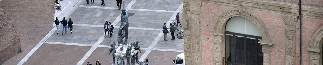 Piazza Nettuno vista dall'alto