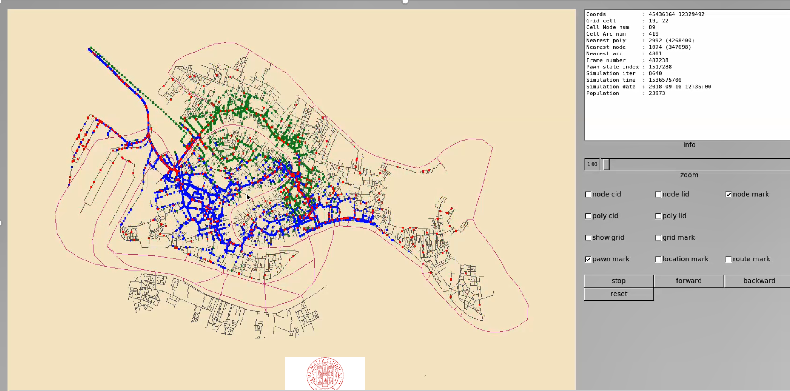 Image on an application