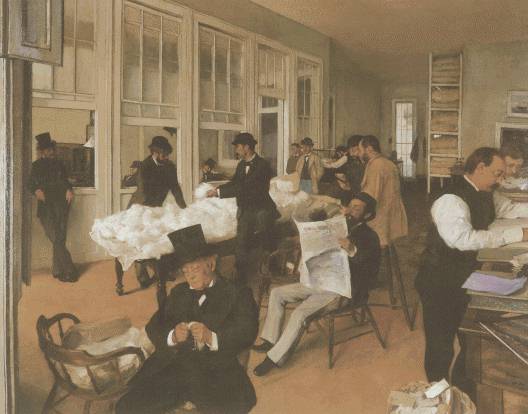 E. Degas  -  Portraits in an Office