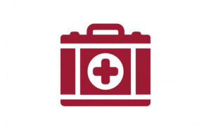 First aid box icon