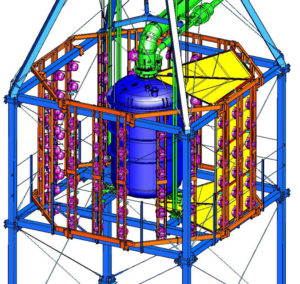 XENON: 3D model of the experiment