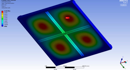 dformata modulo applicando la forza2