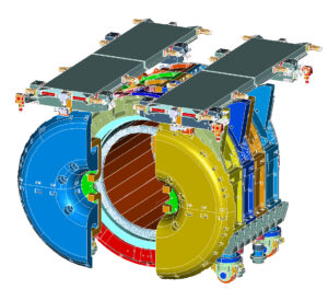 KLOE 3D image of the detector modeled with CAD