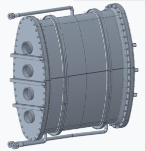3D Model internal Vessel