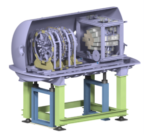 Mechanical coupling of the 12 blocks of the FAZIA with INDRA inside the INDRA vacuum chamber