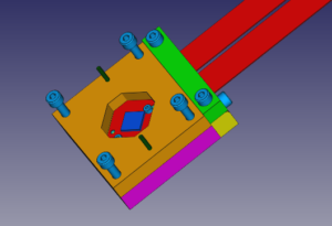 Picture from 3D CAD model of the camera