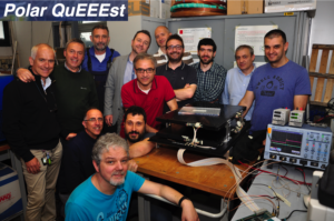 The INFN staff in Bologna who worked on the detector