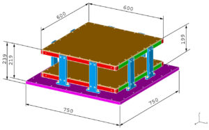 3D Model of the internal detector