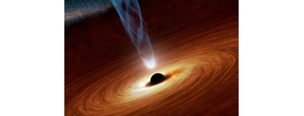 Image of a black hole