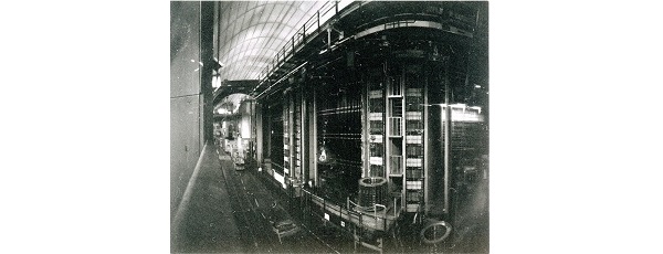 Black and white image of the Opera detector