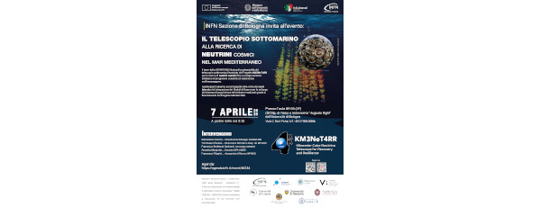 Poster inaugurazione laboratori KM3NeT4RR