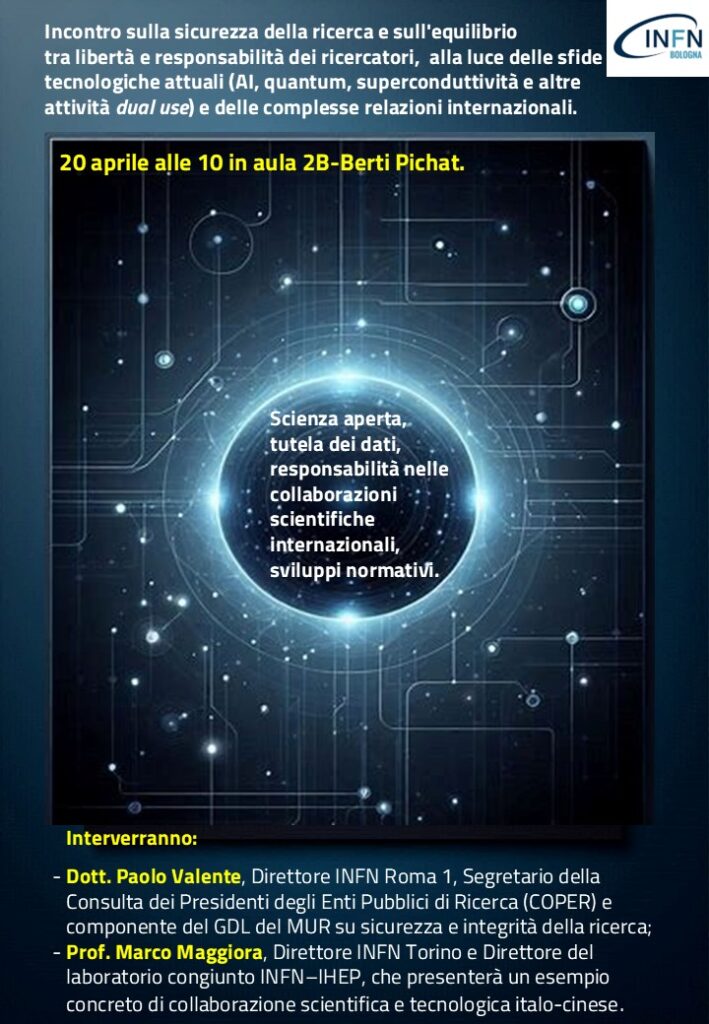 Poster sull'evento del 10 aprile 2026
